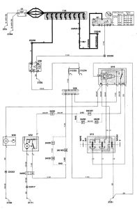 Volvo S70 - wiring diagram - wiper/washer (part 2)