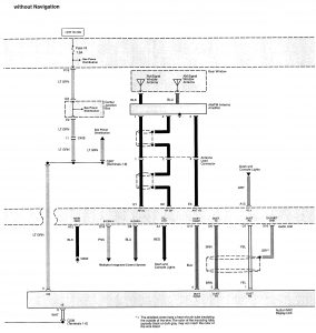 Acura TL - wiring diagram -  audio (part 2)