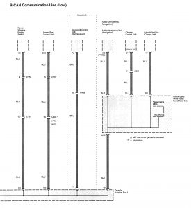 Acura TL - wiring diagram - body controls (part 6)