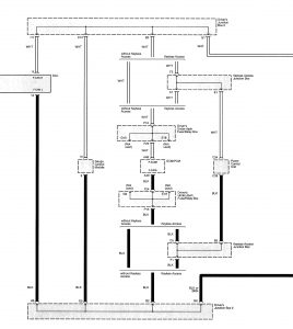 Acura TL - wiring diagram - diagnostic socket (part 5)