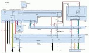 Acura TL - wiring diagram - exterior lamp - fog lights