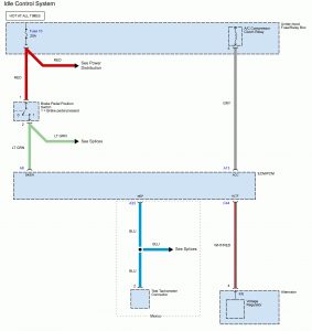 Acura TL - wiring diagram - fuel control (part 5)