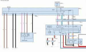 Acura TL - wiring diagram - instrument panel (part 1)