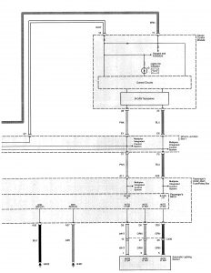 Acura TL - wiring diagram - license plate lamp (part 3)