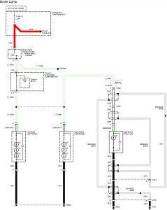 Acura TL - wiring diagram - stop lamp