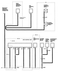 Acura RL - fuse box - ground distribution (part 11)