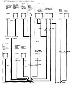 Acura RL - fuse box - ground distribution (part 14)