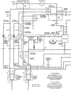 Acura RL - wiring diagram - air bags (part 1)