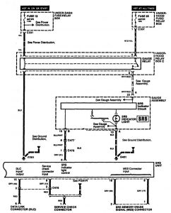 Acura RL - wiring diagram - air bags (part 2)