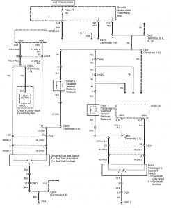 Acura RL - wiring diagram - air bags (part 4)