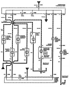 Acura RL - wiring diagram - ashtray lamp (part 4)