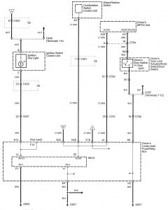 Acura RL - wiring diagram - audible warning system (part 2)