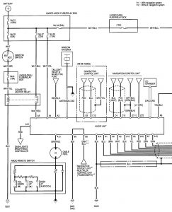 Acura RL - wiring diagram - audio (part 1)