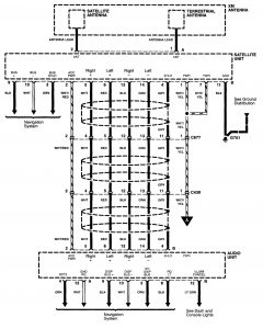 Acura RL - wiring diagram -  audio