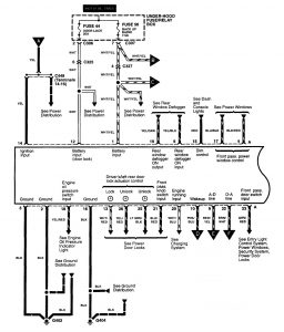 Acura RL - wiring diagram - body control (part 1)
