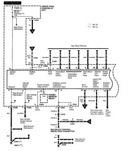 Acura RL - wiring diagram - body control (part 3)