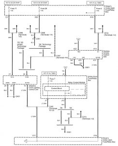 Acura RL - wiring diagram - body control (part 5)
