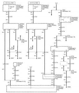 Acura RL - wiring diagram - body control (part 6)