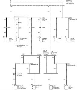 Acura RL - wiring diagram - body control (part 7)