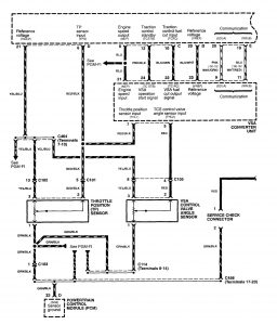 Acura RL - wiring diagram - brake controls (part 5)