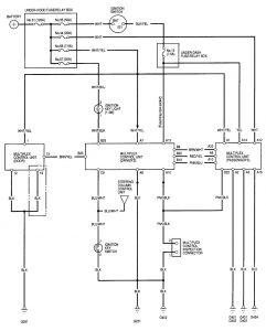 Acura RL - wiring diagram - computer data lines (part 1)