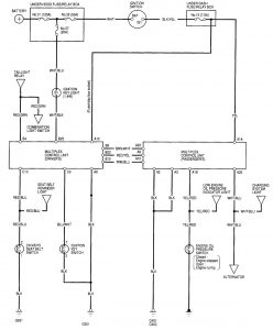 Acura RL - wiring diagram - computer data lines (part 2)