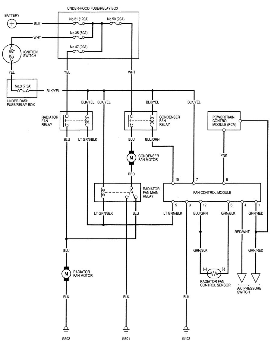 Acura Rl  2000 - 2002  - Wiring Diagrams