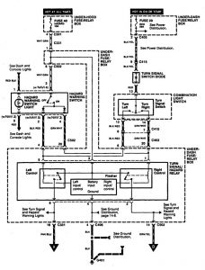 Acura RL - wiring diagram - cornering lamp (part 1)