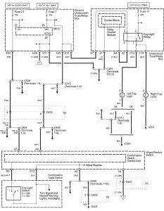 Acura RL - wiring diagram - fog lamp