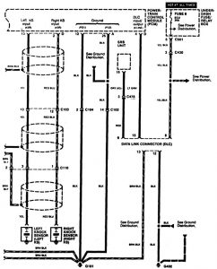 Acura RL - wiring diagram - fuel controls (part 4)
