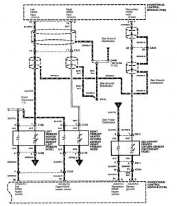 Acura RL - wiring diagram - fuel controls (part 6)