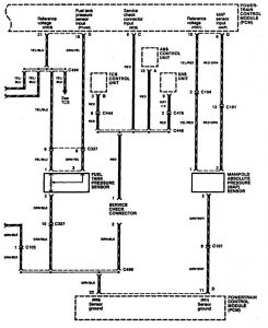 Acura RL - wiring diagram - fuel controls (part 8)