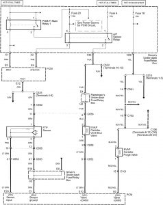 Acura RL - wiring diagram - fuel controls (part 12)
