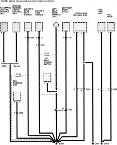 Acura RL - wiring diagram - ground distribution (part 10)