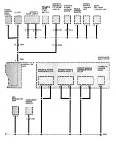 Acura RL - wiring diagram - ground distribution (part 2)