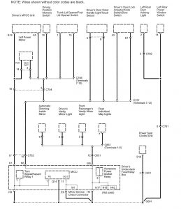 Acura RL - wiring diagram - ground distribution (part 8)