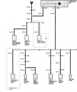 Acura RL - wiring diagram - headlamp switch (part 3)
