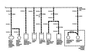 Acura RL - wiring diagram - headlamp switch (part 4)