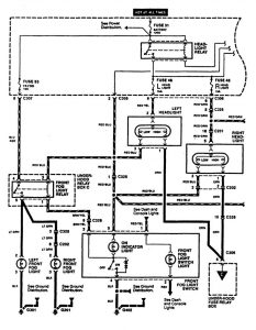 Acura RL - wiring diagram - headlamps (part 1)