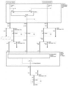 Acura RL - wiring diagram - headlamps (part 1)
