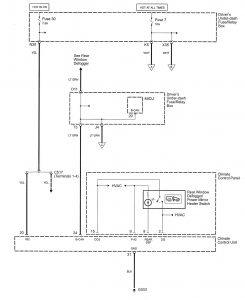 Acura RL - wiring diagram - heated mirror (part 1)