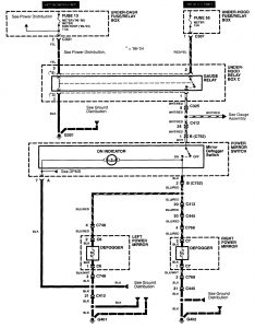Acura RL - wiring diagram - heated mirror