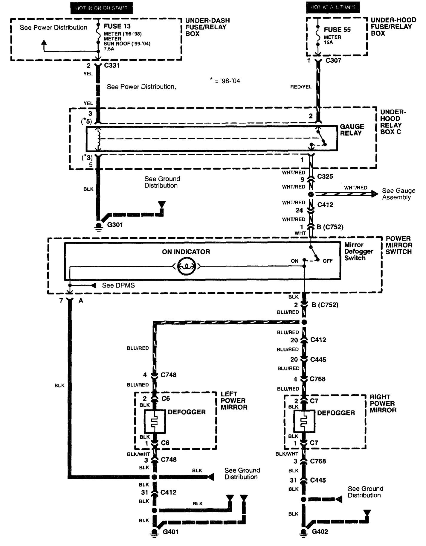 Acura Rl  2003 - 2004  - Wiring Diagrams