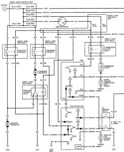 Acura RL - wiring diagram -HVAC controls (part 1)