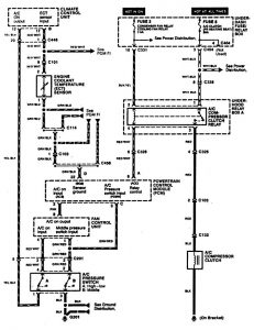 Acura RL - wiring diagram - HVAC controls (part 3)