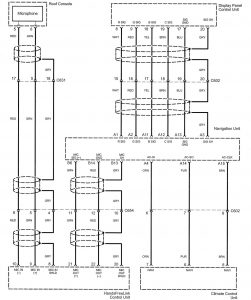 Acura RL - wiring diagram - HVAC controls (part 8)