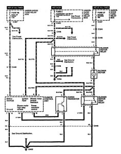 Acura RL - wiring diagram - HVAC controls