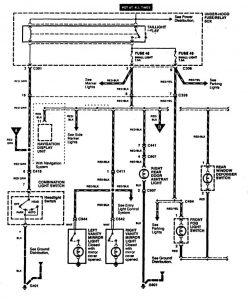 Acura RL - wiring diagram - instrument panel lamp (part 1)