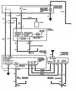 Acura RL - wiring diagram - instrument panel lamp (part 3)
