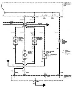 Acura RL - wiring diagram - instrument panel lamp (part 4)